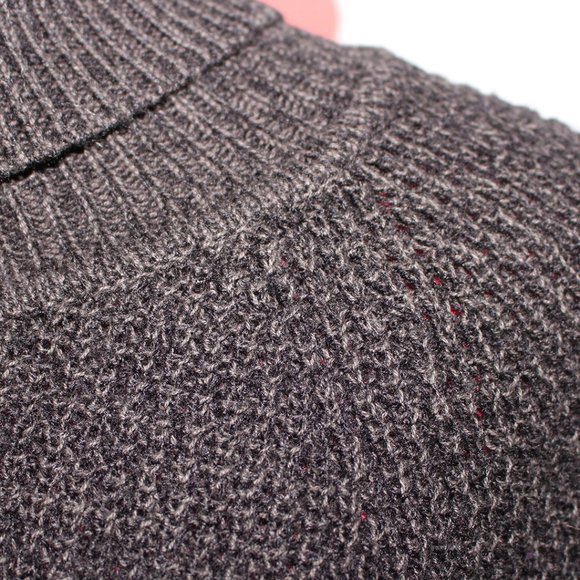 Cloth long black/dark gray turtleneck - Picture 4 of 7